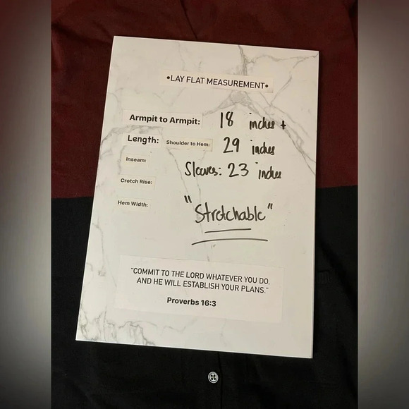 Maurices Black Maroon Color Block Long Cardigan Sweater Womwn Size Small Stretch - Picture 7 of 7